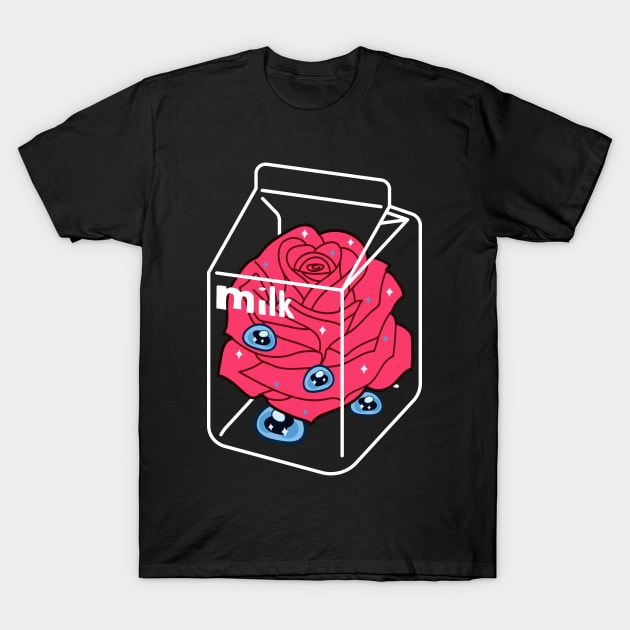 Rose Milk T3 T-Shirt by CozySkull